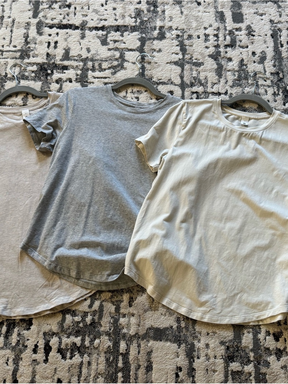 Lululemon Love Crewneck T-Shirt Women - Gray, Cream & Beige Multi Pack